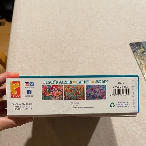 Ceaco - Peggy's Garden - Joy in the Morning - 1000 Piece Jigsaw Puzzle - Picture 2 of 3